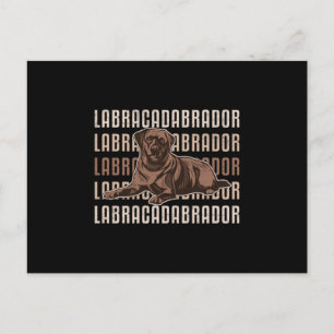 Labracadabrador Labrador Retriever Dog Lover Puppy Postkarte