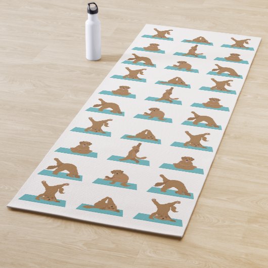 Labradoodal Hundmischung Yoga Mat Yogamatte (Beispiel)
