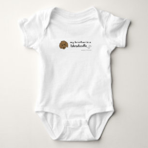 labradoodell baby strampler