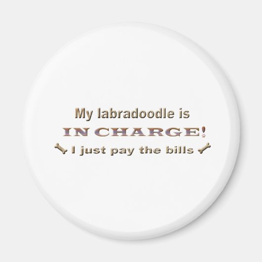 labradoodell magnet (Vorne)