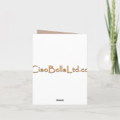 Labradoodle Birthday Greeting Card Karte (Rückseite)