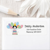 Labradoodle Birthday Party Rücksendeadresse (Insitu)