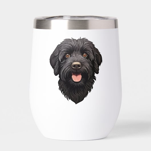 Labradoodle Black Dog (Rückseite)