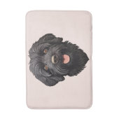 Labradoodle Black Dog Badematte (Vorderseite Vertikal)
