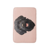 Labradoodle Black Dog Badematte (Vorderseite Vertikal)