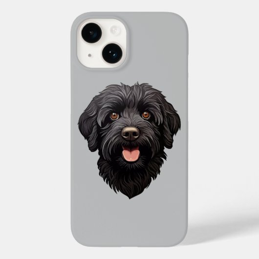 Labradoodle Black Dog Case-Mate iPhone Hülle (Rückseite)