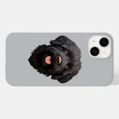 Labradoodle Black Dog Case-Mate iPhone Hülle (Rückseite (Horizontal))