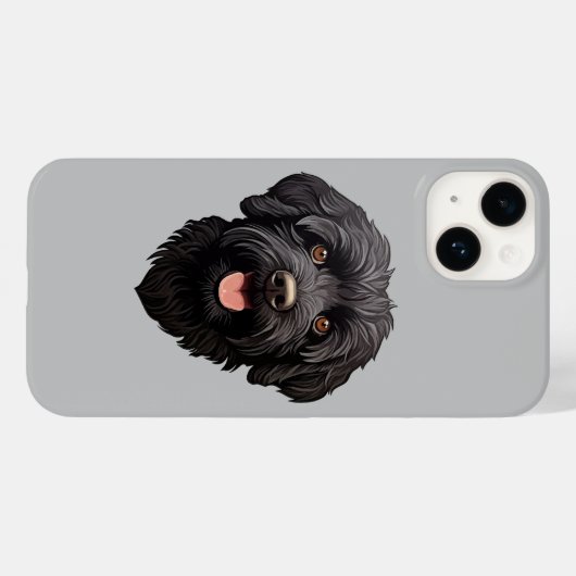 Labradoodle Black Dog Case-Mate iPhone Hülle (Rückseite (Horizontal))