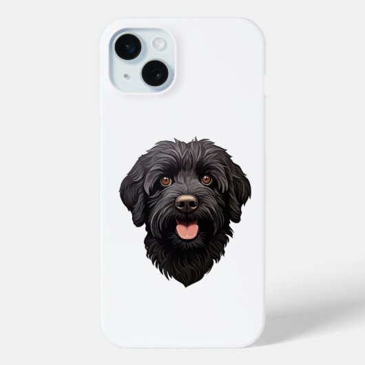 Labradoodle Black Dog Case-Mate iPhone Hülle (Rückseite)
