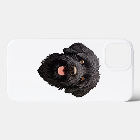 Labradoodle Black Dog Case-Mate iPhone Hülle (Rückseite (Horizontal))