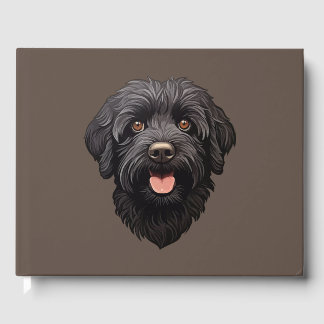 Labradoodle Black Dog Gästebuch