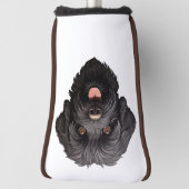 Labradoodle Black Dog Golf Headcover (Rotieren 90)