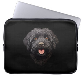 Labradoodle Black Dog Laptopschutzhülle