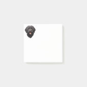 Labradoodle Black Dog Post-it Klebezettel (Vorderseite)