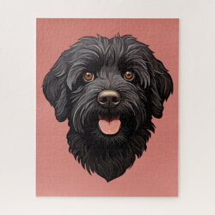 Labradoodle Black Dog Puzzle
