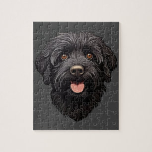 Labradoodle Black Dog Puzzle