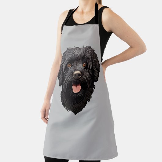 Labradoodle Black Dog Schürze (InSitu)