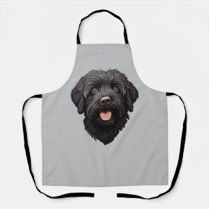 Labradoodle Black Dog Schürze