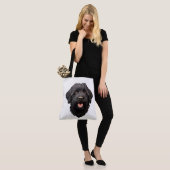 Labradoodle Black Dog Tasche (Am Model)