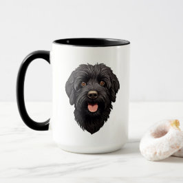 Labradoodle Black Dog Tasse