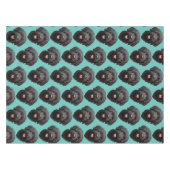 Labradoodle Black Dog Tischdecke (Vorderseite (Horizontal))