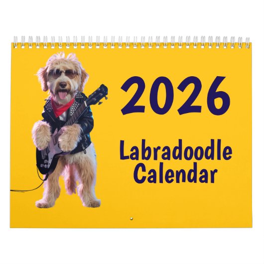 Labradoodle Calendar Kalender (Titelbild)