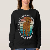 Labradoodle Dog  Best Labradoodle Dad Ever Sweatshirt (Vorderseite)