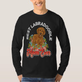 Labradoodle Dog Best Labradoodle Mom Ever T-Shirt (Vorderseite)