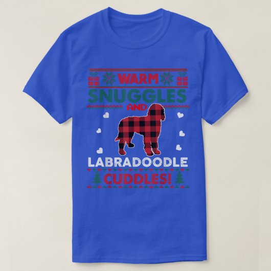 Labradoodle Dog Lover Pajama Niedlich Hund Ugly Ch T-Shirt (Design vorne)