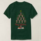 Labradoodle Dog Matching Santa Labradoodle Christm T-Shirt (Design vorne)