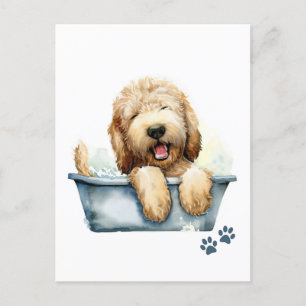 Labradoodle Dog Postkarte