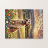 Labradoodle dog puzzle (Horizontal)