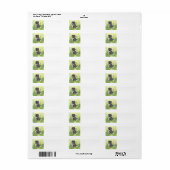 Labradoodle Doodle Doodle Hund / Rücksendeadresse (Vorne)