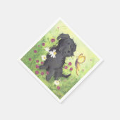 Labradoodle Doodle Doodle/Paper Napkins Serviette (Ecke)