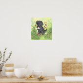 Labradoodle Doodle Hund / Künstlerposter drucken Poster (Küche)