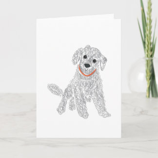 Labradoodle Doodle Karte
