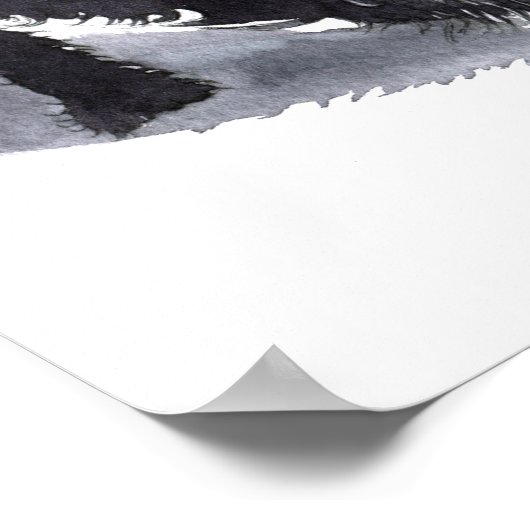 Labradoodle Doodle Poster (Ecke)