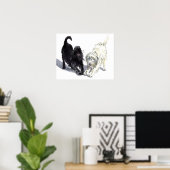 Labradoodle Doodle Poster (Heimbüro)