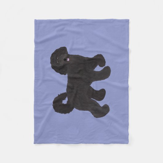Labradoodle Fleece Blanket (Vorderseite)
