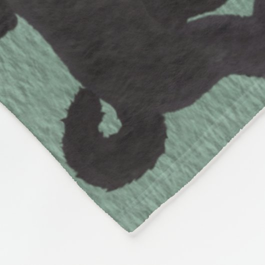 Labradoodle Fleece Blanket (Ecke)