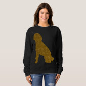 Labradoodle  For Women Girl Dog Animal Poodle Sweatshirt (Vorne ganz)