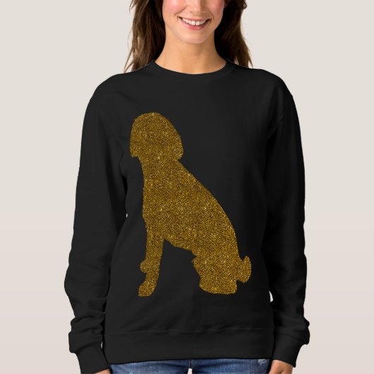 Labradoodle  For Women Girl Dog Animal Poodle Sweatshirt (Vorderseite)