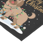Labradoodle Frohe Weihnachten Weihnachten Weihnach Kurzer Tischläufer (Ecke)