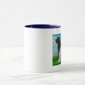 Labradoodle Frühling Tasse (Zentrum)