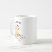 Labradoodle Funny Labrador Dog Pub Kaffeetasse (Vorderseite Links)