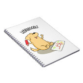 Labradoodle Funny Labrador Dog Pub Notizblock (Rechte Seite)