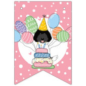 Labradoodle Geburtstagsparty Bunting Fahnen Wimpelkette (Erste Fahne)