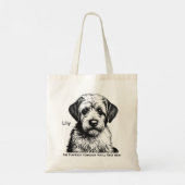 Labradoodle-Geschenk für die Doodle-Mama Tragetasche (Rückseite)