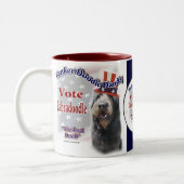 Labradoodle Geschenke, Labradoodle Spaß-Tassen Zweifarbige Tasse (Links)