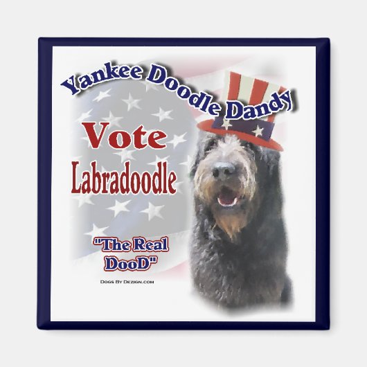 Labradoodle-Geschenke Magnet (Vorne)